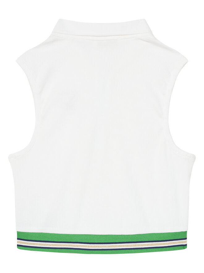 Original Marines Original Marines Поло DFP5184YF Білий Cropped Fit