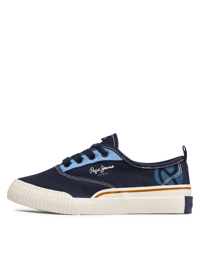 Pepe Jeans Tenisky Pepe Jeans Ottis Bamba PBS30525 Tmavomodrá