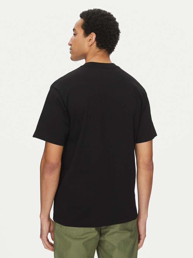 Vans Vans Marškinėliai Left Chest II VN000P1P Juoda Loose Fit