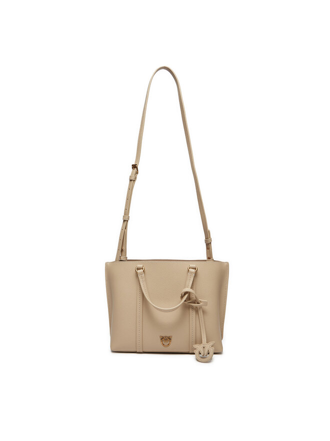 PINKO Borsetta Pinko Carrie Shopper Classic AI 24-25 PLTT 102833 A1LF Beige