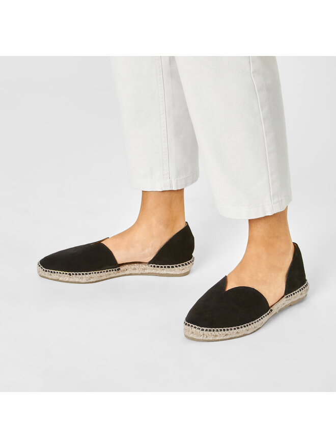 Manebi Espadrilles Manebi Open Side Flats K 1.0 O0 Schwarz
