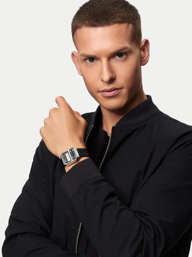 Casio Uhr Casio Vintage A100WEL-1AEF Schwarz