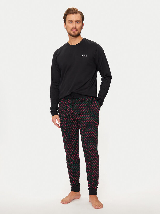 BOSS Boss Pyjama 50527344 Schwarz Relaxed Fit