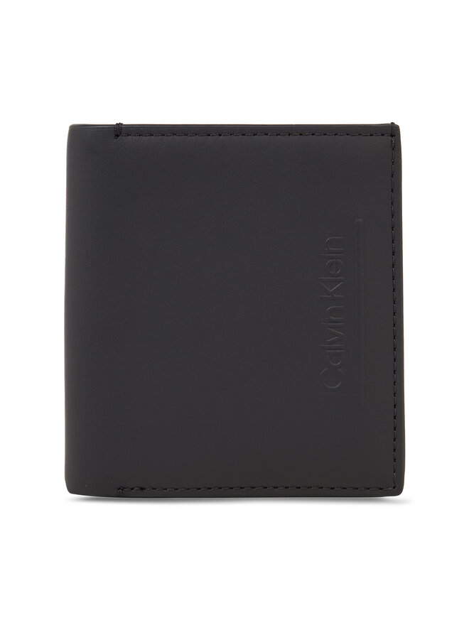 Portafoglio Calvin Klein Ck Set Trifold 6Cc W/Coin K50K510887 Nero