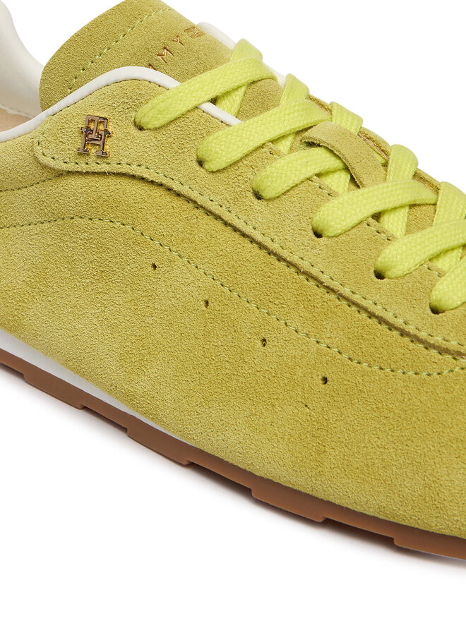 Tommy Hilfiger Sneakers Tommy Hilfiger Th Bella Low Runner Suede FW0FW09189 Grün