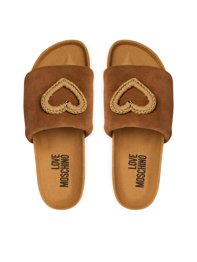 LOVE MOSCHINO Шльопанці LOVE MOSCHINO JA28363G0OIG5200 Коричневий