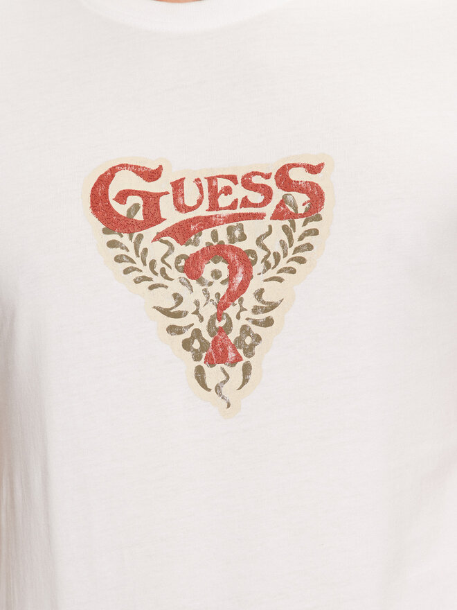 Guess Guess Marškinėliai M4BI44 I3Z14 Balta Regular Fit