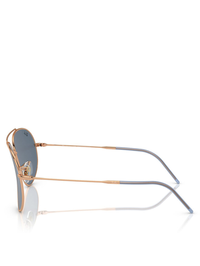 Ray-Ban Okulary przeciwsłoneczne Ray-Ban Aviator Reverse 0RBR0101S 92023A Różowe złocenie