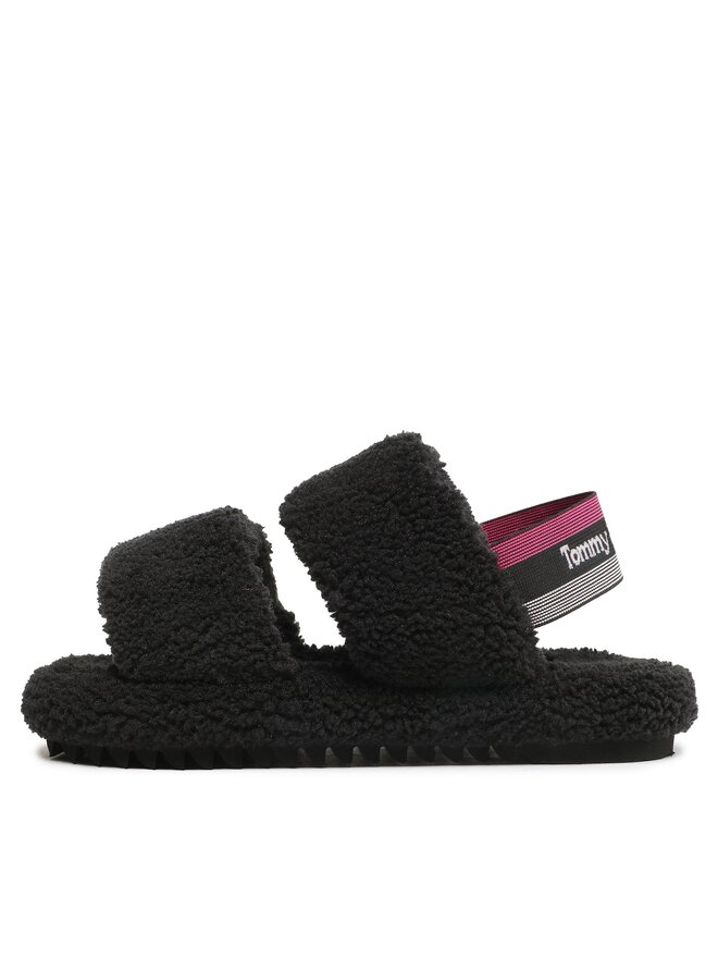 Tommy Jeans Papucs Tommy Jeans Tj Winter Sandal 2D EN0EN02031 Fekete