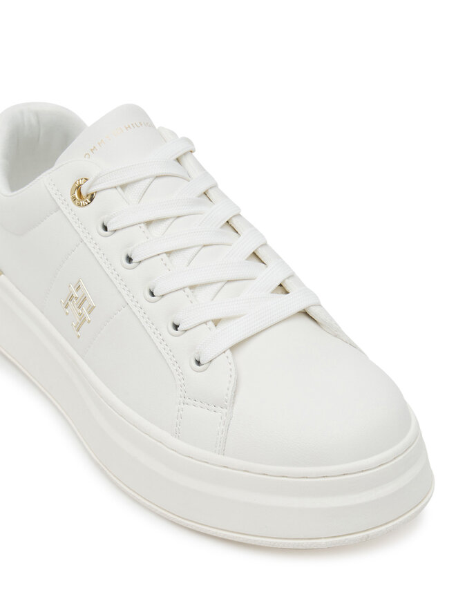 Tommy Hilfiger Сникърси Tommy Hilfiger Low Cut Lace-Up T3A9-33985-1355 D Бял