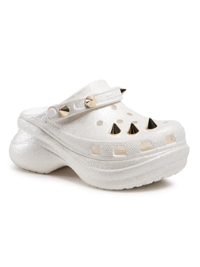 Crocs Шльопанці Crocs Classic Bae Glitter Stud Cg W 206783 Білий