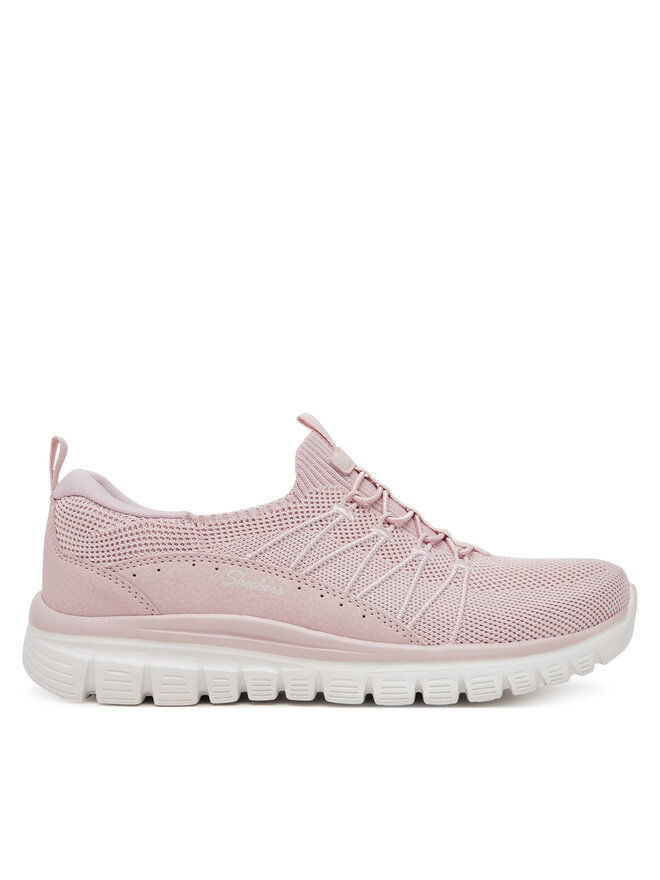 Skechers Sneakersy Skechers Graceful - Picture Perfect 100702/BLSH Różowy