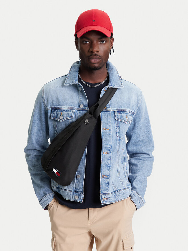 Tommy Jeans Рюкзак Tommy Jeans Tjm Ess Daily Sling Bag AM0AM13391 Чорний