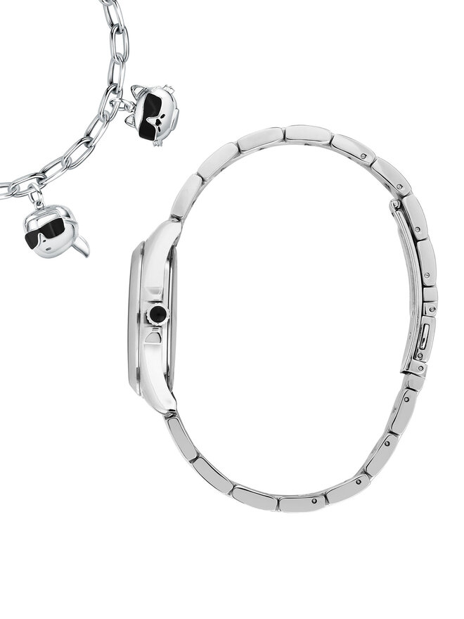KARL LAGERFELD Ρολόι KARL LAGERFELD R0553101516 Ασημί
