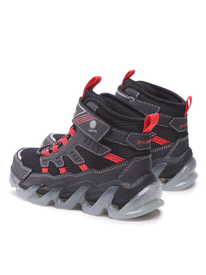 Skechers Ghete Skechers Flash Breeze 400131L/BKRD Negru