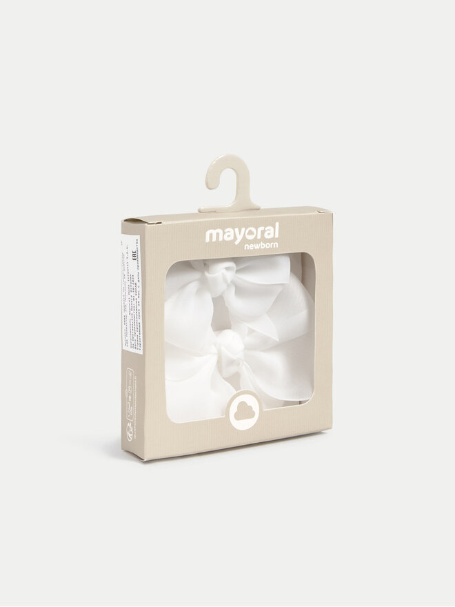 Mayoral Set de cinta y pasador de pelo Mayoral 9888 Blanco