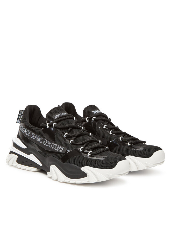 Versace Jeans Couture Sneakersy Versace Jeans Couture 78YA3SI8 Czarny