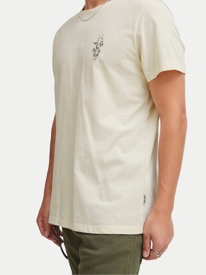 Blend Blend Camiseta 20716511 Écru Regular Fit