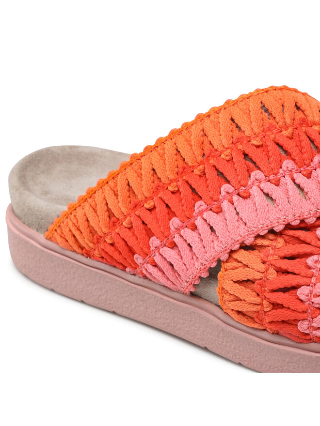 Inuikii Чехли Inuikii Knitted Crossed 70104-087 Червен