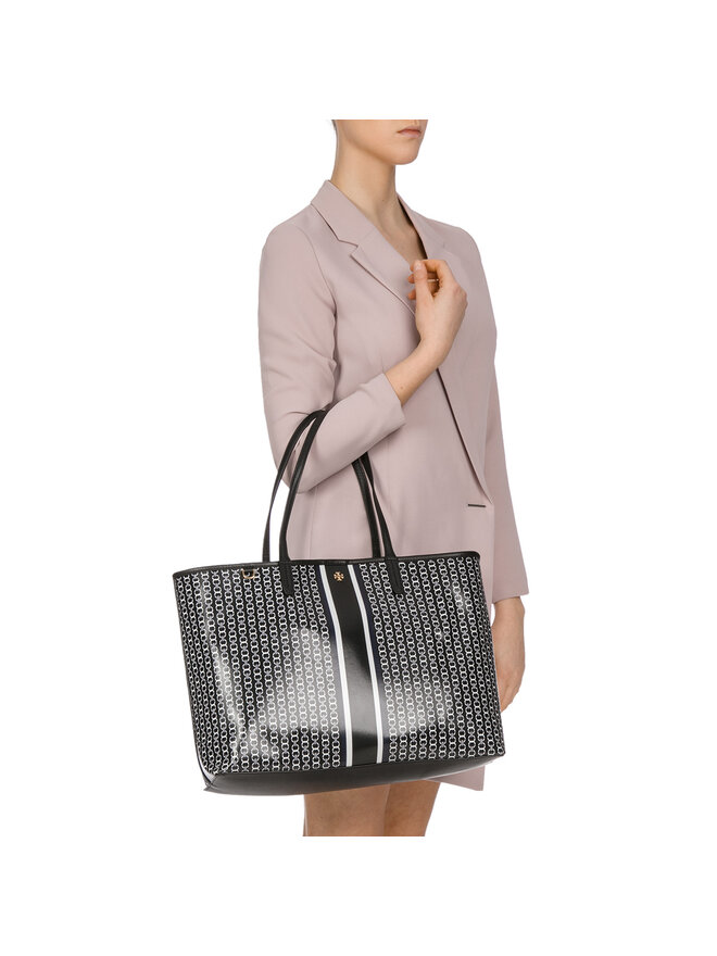 Sac a main Tory Burch Gemini Link Tote 33801 Noir chaussures