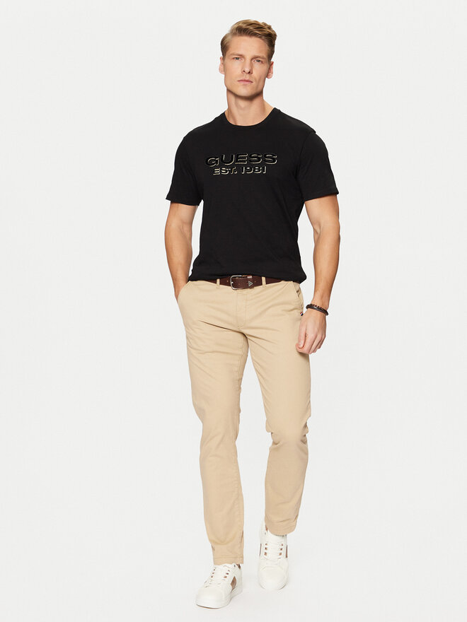 Guess Guess T-Shirt M5RI50 K9RM1 Μαύρο Regular Fit