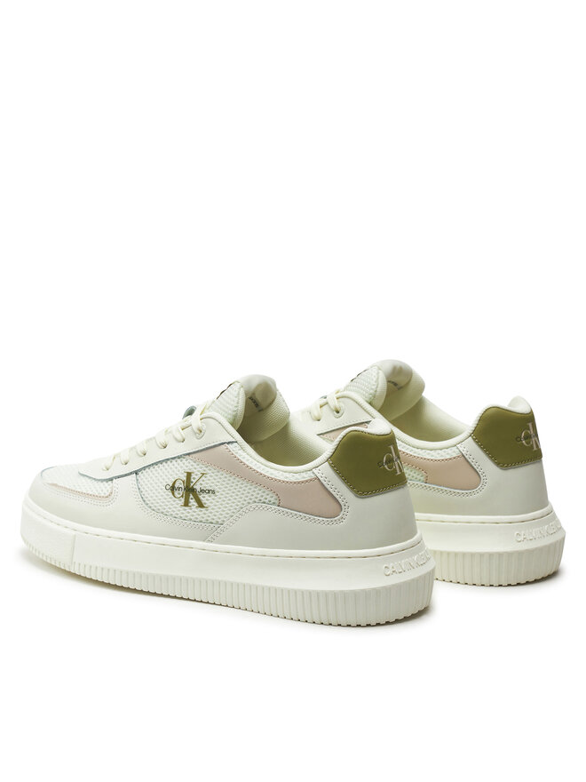 Calvin Klein Jeans Zapatillas Calvin Klein Jeans Chunky Cupsole Mix In Met YM0YM00896 Blanco