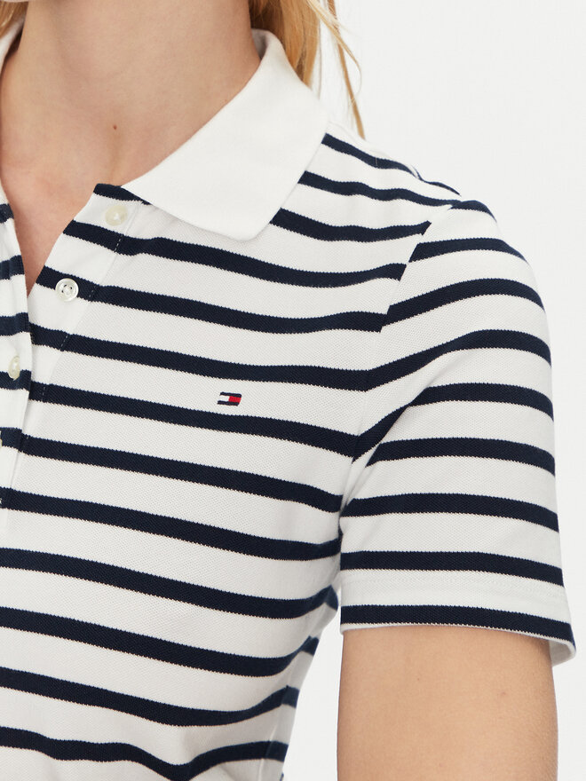 Tommy Hilfiger Tommy Hilfiger Poloshirt 1985 WW0WW43225 Dunkelblau Slim Fit