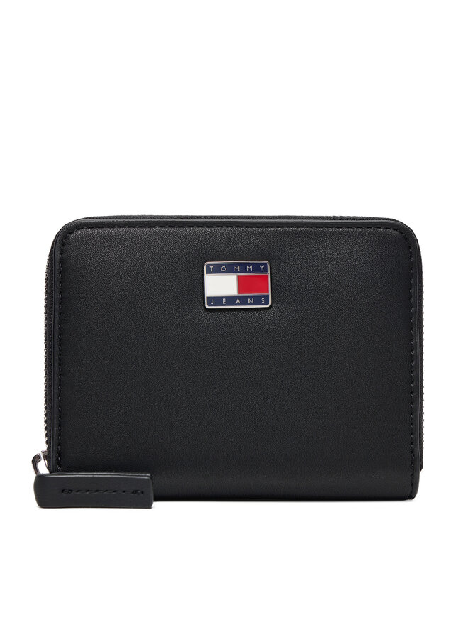 Tommy Jeans Geldbörse Tommy Jeans Tjw Cool Med Za AW0AW18031 Schwarz