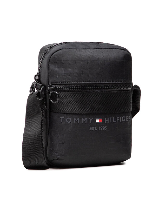 Tommy Hilfiger Somiņa Tommy Hilfiger Th Established Mini Reporter AM0AM08679 Melns