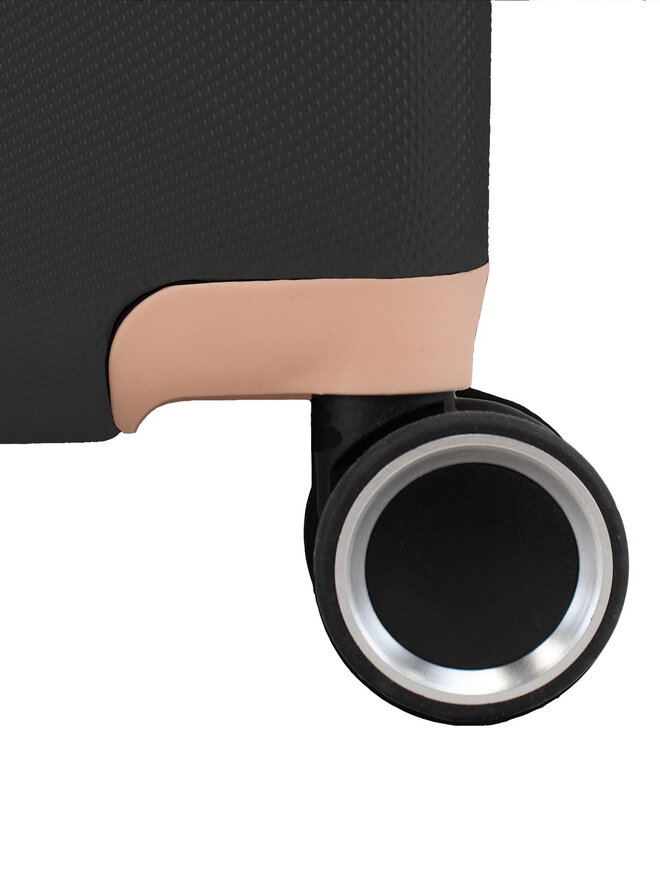 Semi Line Srednji kovček Semi Line T5671-3 Črna