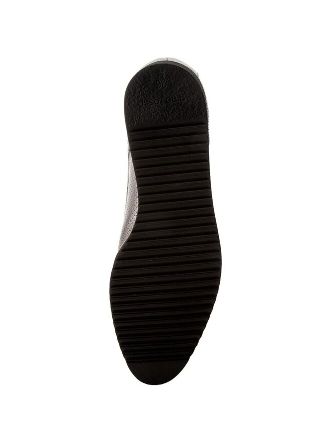 GINO ROSSI Oxford Schuhe Gino Rossi Pia DPH359-V83-0028-0400-0 Silberfarben