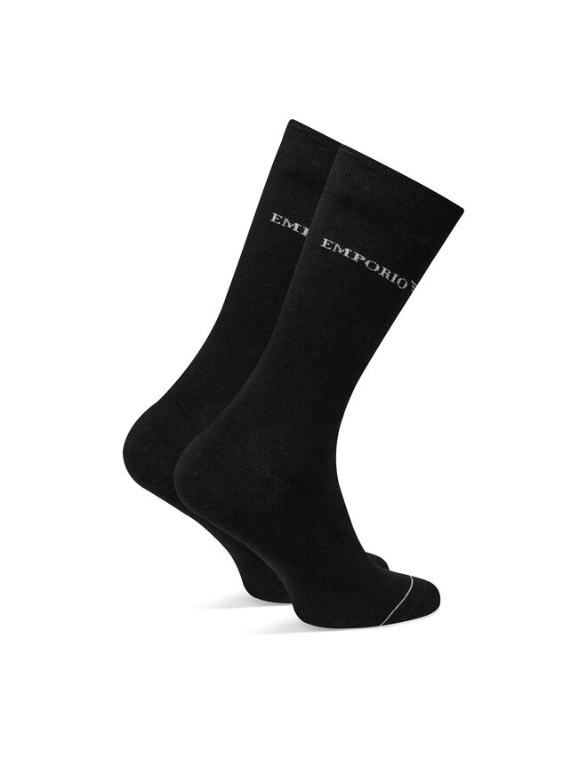 Emporio Armani 3er-Set hohe Herrensocken Emporio Armani EM000554 AF12276 MC061 Schwarz