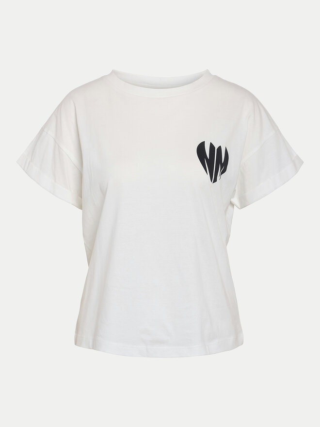 Noisy May Noisy May T-Shirt Gaby 27032954 Λευκό Regular Fit