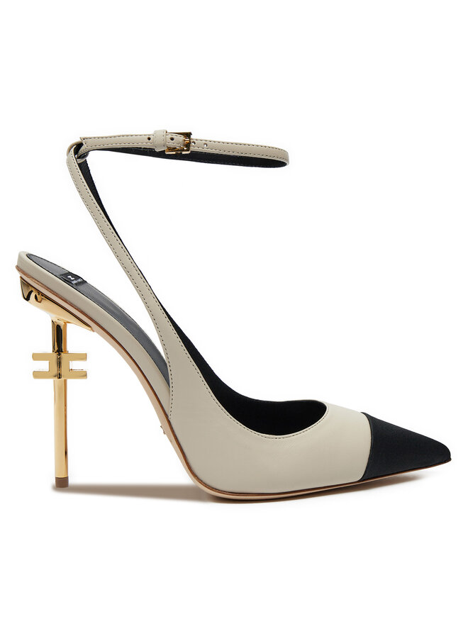 Elisabetta Franchi Sandale Elisabetta Franchi SA-25B-46E2-V570 Écru