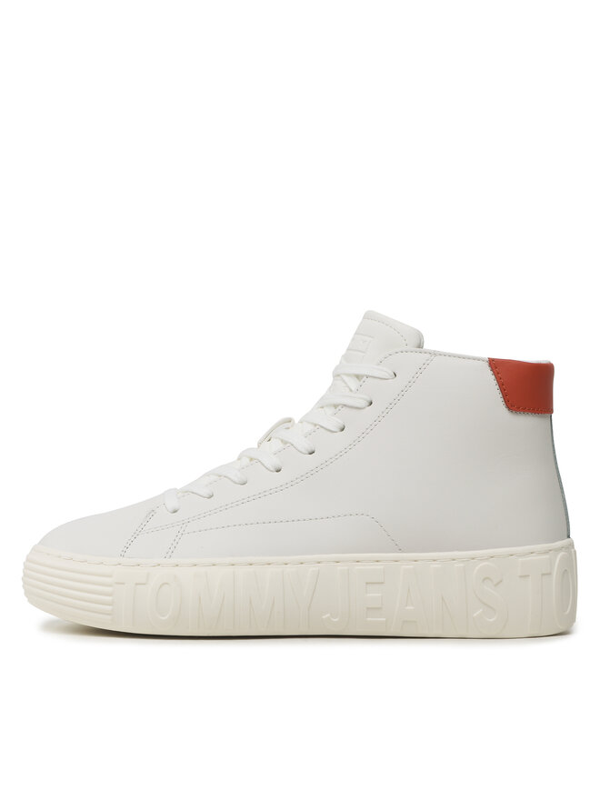 Tommy Jeans Sneakersy Tommy Jeans Tjm Outsole Mid Cut EM0EM01218 Biały
