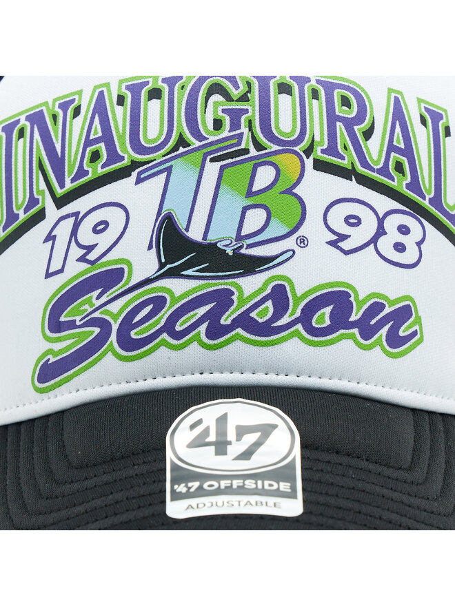 47 Brand Cap 47 Brand MLB Tampa Bay Rays Foam Champ '47 Offside DT BCPTN-FOAMC30KPP-BK98 Schwarz