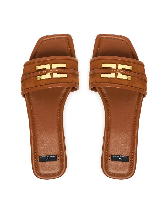 Elisabetta Franchi Pantoletten Elisabetta Franchi SA72L61E2 Braun