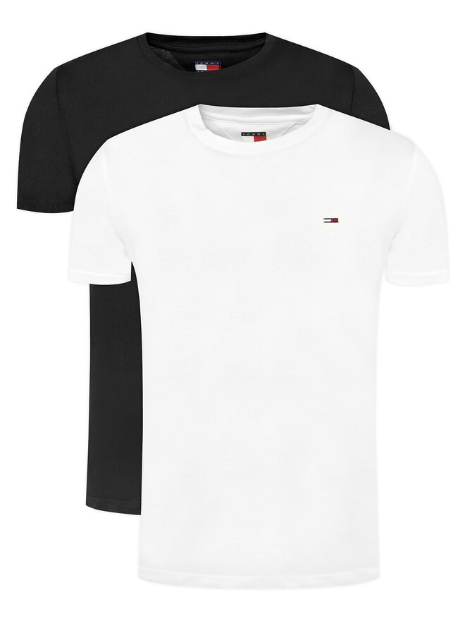 Tommy Jeans Tommy Jeans Set 2 majice DM0DM21344 Šarena Slim Fit