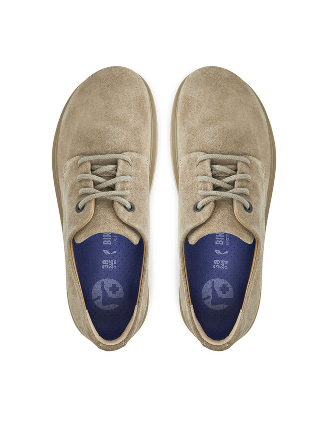 Birkenstock Półbuty Birkenstock Highwood Lace Low 1029730 Beżowy