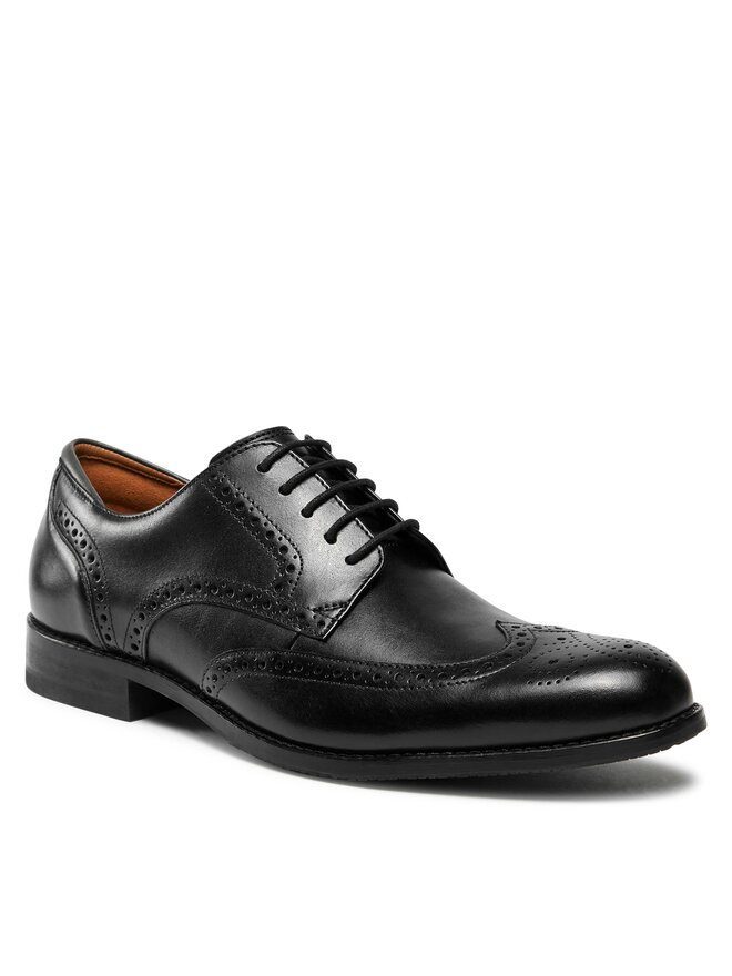 Clarks Félcipő Clarks Craft Arlo Limit 261714527 Fekete