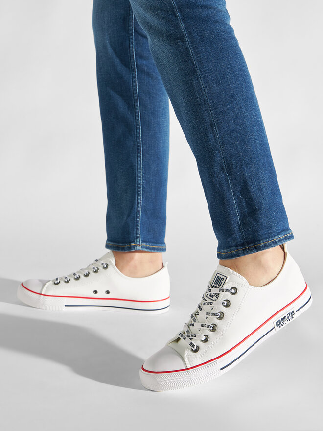 Big Star Shoes Plátěnky Big Star Shoes KK174046 Bílá