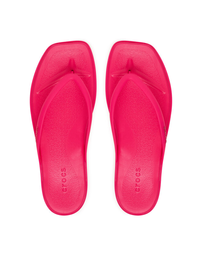 Crocs Šlepetės per pirštą Crocs Miami Flip 211435 Rožinė