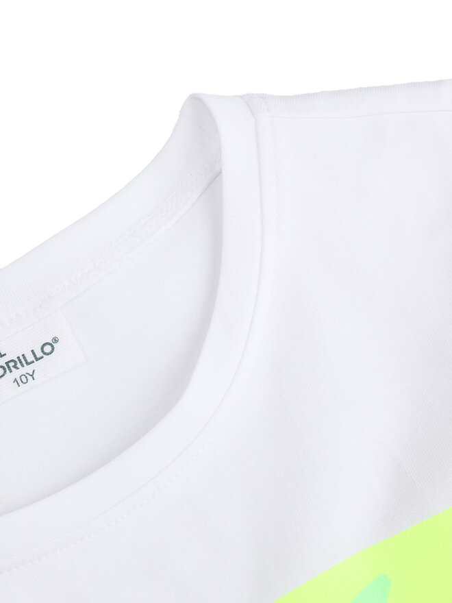 Coccodrillo Coccodrillo Camiseta WC5143204VGD Blanco Regular Fit