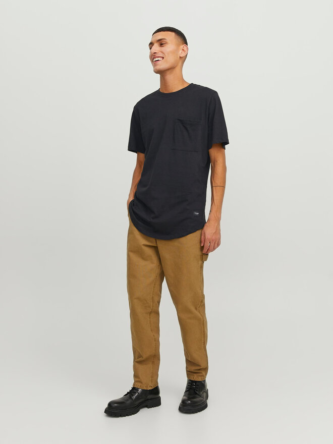 Jack&Jones Jack&Jones Marškinėliai Noa 12210945 Juoda Regular Fit