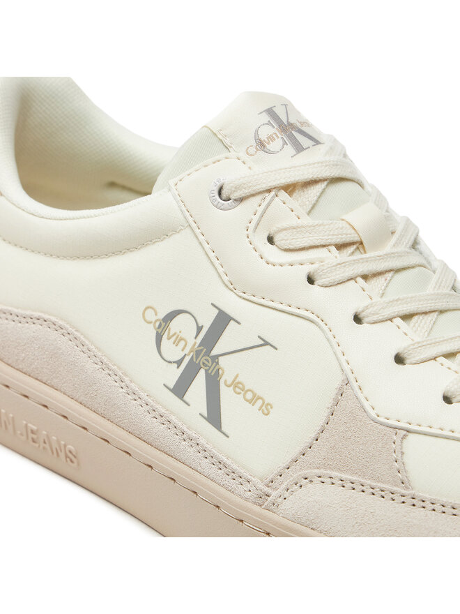 Calvin Klein Jeans Sneakers Calvin Klein Jeans Classic Cupsole Low Mix Mtl YM0YM01033 Écru