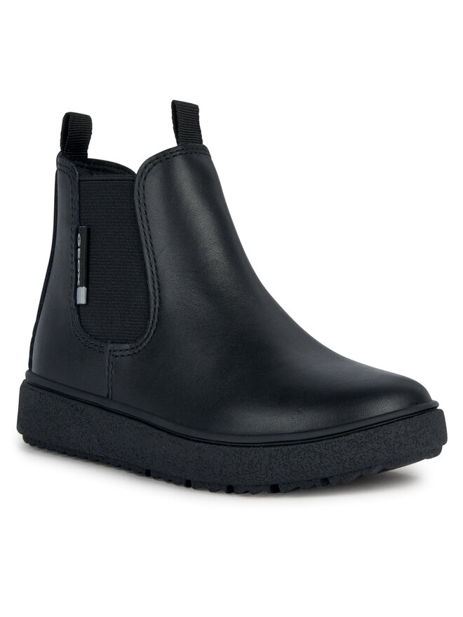 Kozaki Geox J Theleven Boy J36LDB 00043 C9999 M Czarny