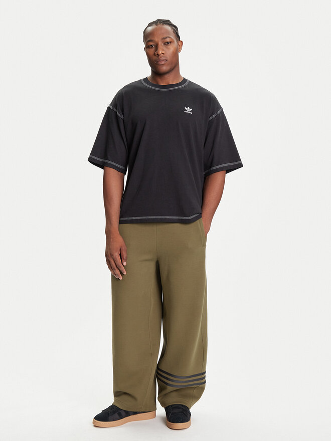 adidas adidas T-Shirt Trefoil Essentials JW0971 Schwarz Regular Fit