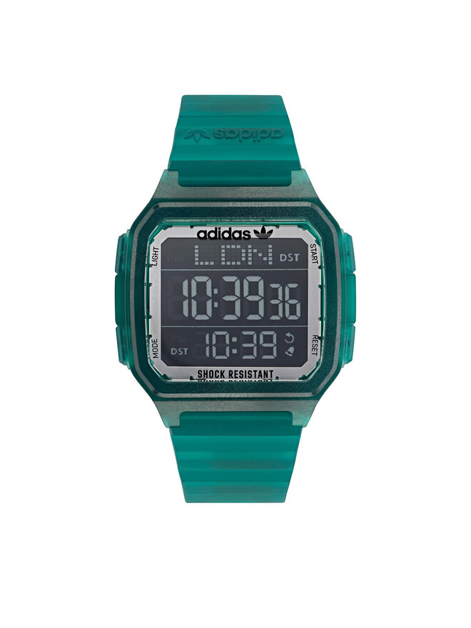 Reloj adidas Originals Street Digital One GMT AOST22048 Verde zapatos.es