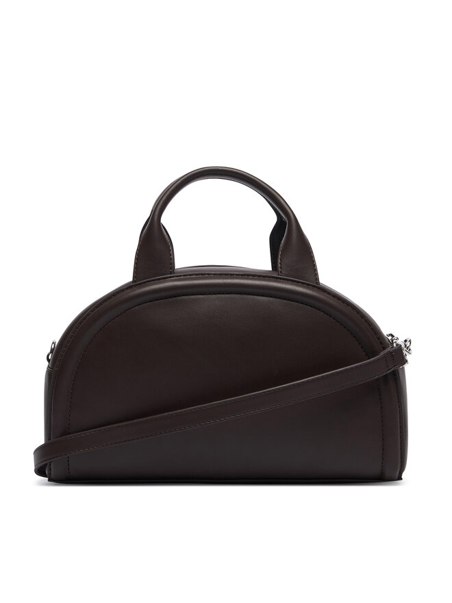 Calvin Klein Handtasche Calvin Klein Bold Ck Dome Crossbody LV04F3895G Dunkelbraun