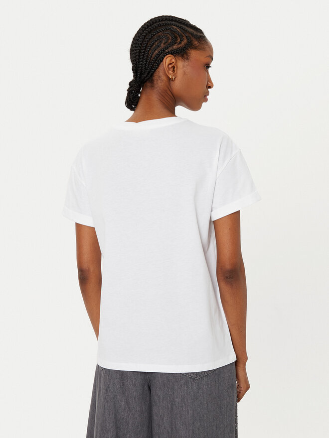 Liu Jo Liu Jo Camiseta WA5145 J4893 Blanco Regular Fit